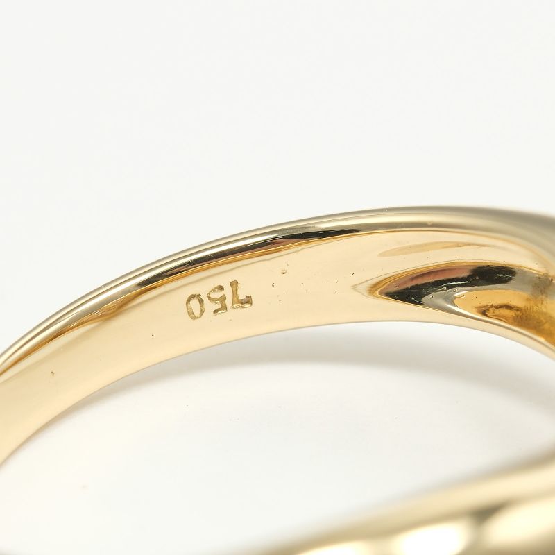 Tiffany & Co Pave Heart 18K Yellow Gold And Diamonds #13 Ladies 3.8g Ring