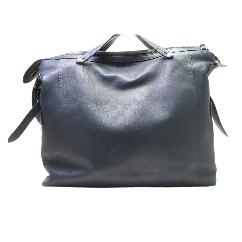 Louis Vuitton Damier Infini Leather Navy 2-Way Hand Tote Bag
