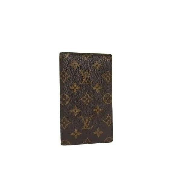 Louis Vuitton Notebook Cover Monogram Agenda Poche Brown Leather