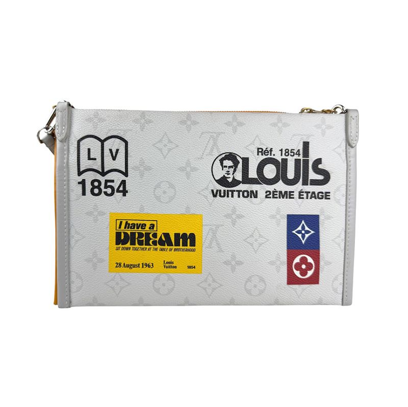 Louis Vuitton Crossbody Shoulder Bag Flat Messenger M44640