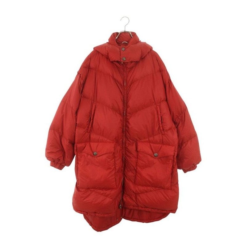 Chrome Hearts Queens Long Coat Double Zip Nylon Down