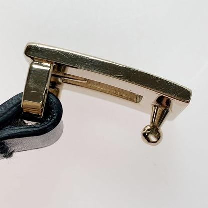 Gucci None Cowhide G Buckle Black Belt