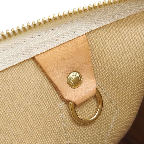 Louis Vuitton Handbag Speedy 30 Damier Azure Canvas Damier Azure Gold Hardware