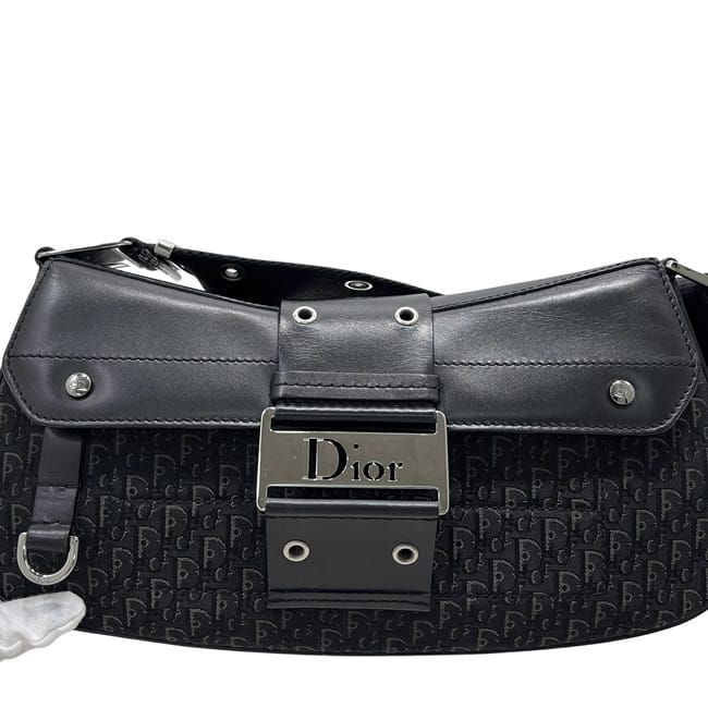 Christian Dior Shoulder Bag Street Chic Black