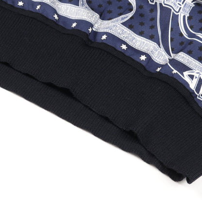 Hermes Knit Twill Lane Eperon D'or Bandana Wool Silk Sweater — view 6