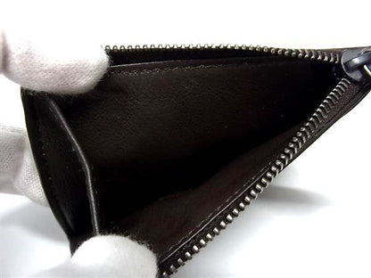 Bottega Veneta Intrecciato Leather Coin Case Coin Purse Card Case Brown Aw1916