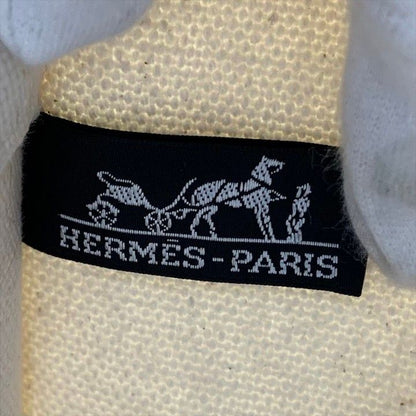 Hermes Bora Canvas Hand Tote White Purple