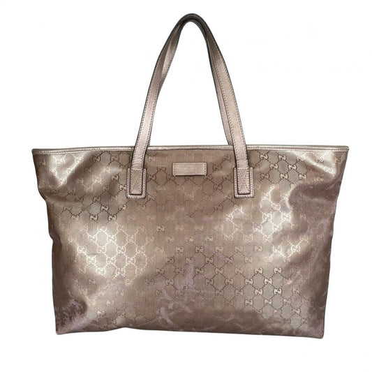 Gucci GG Supreme Tote Joy Handbag Gold