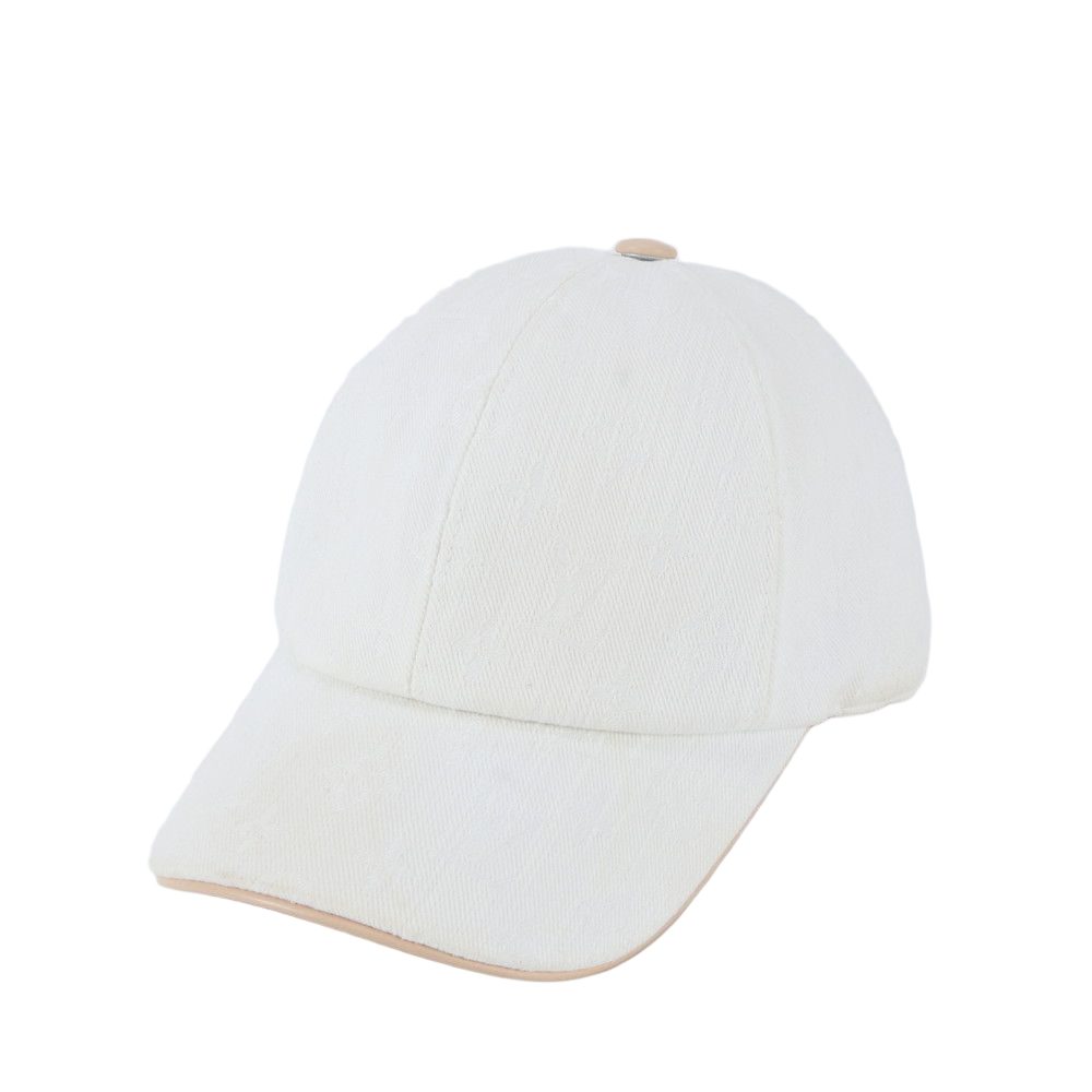 Louis Vuitton Tag Beam Cap Hat Baseball Leather