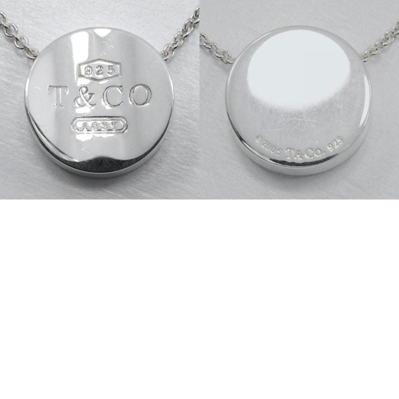 Tiffany & Co 1837 Concave Circle 925 Silver Unisex 11.3g Necklace