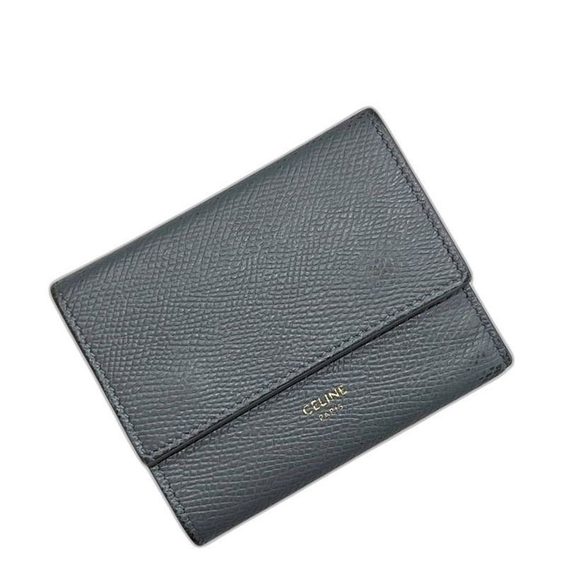 Celine Trifold Wallet Gray