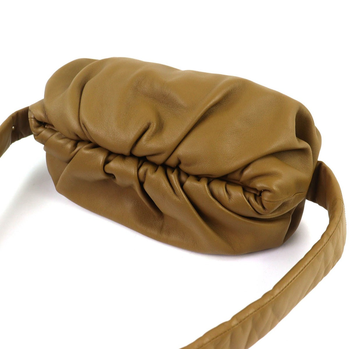 Bottega Veneta the Body Pouch Lamb Leather Shirring — view 3
