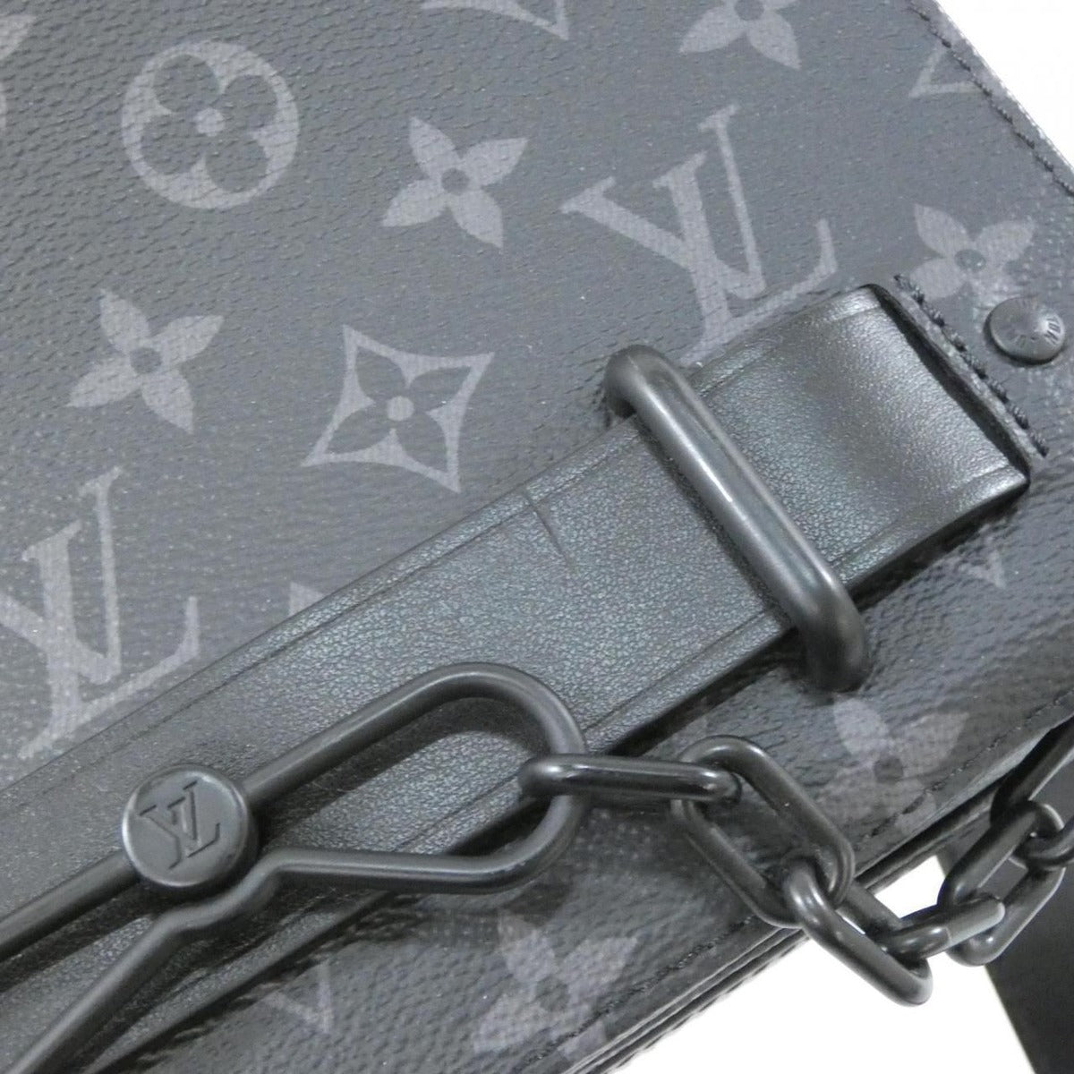 Louis Vuitton Monogram Eclipse Steamer Messenger Shoulder Bag — view 4