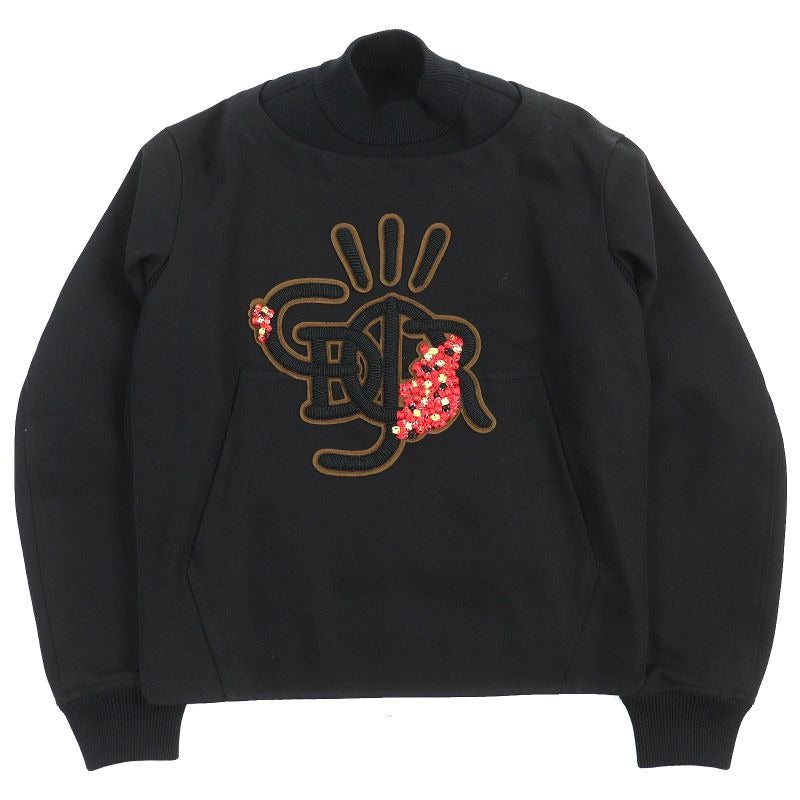 Christian Dior Om Travis Scott Cactus JACK 22 AW 283 C683 A3225 Mock Neck Anorak Sweatshirt