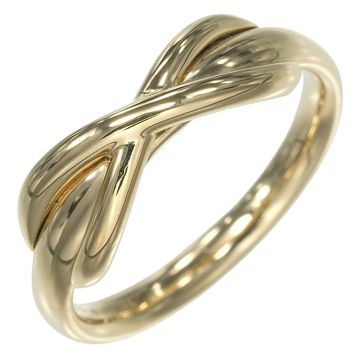 Tiffany & Co Infinity 18K Yellow Gold Ring
