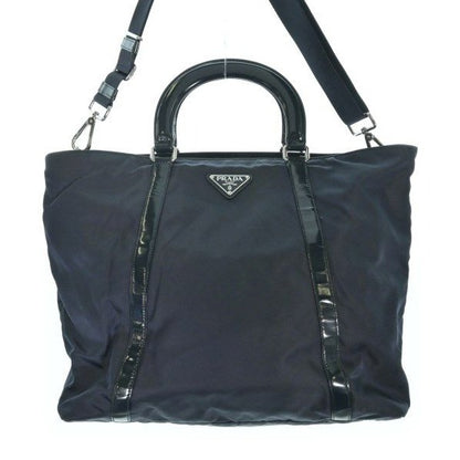 Prada Shoulder Bag Nylon Blue