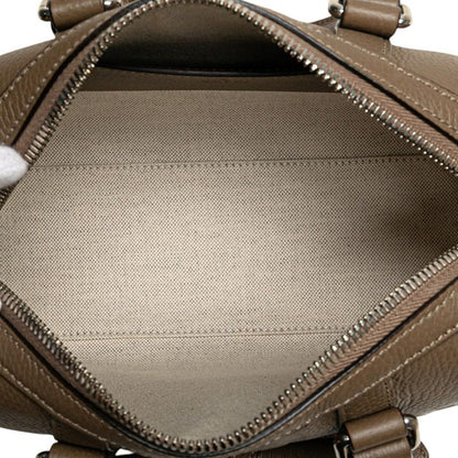 Gucci Jumbo GG Mini Duffle Handbag Shoulder Bag 2WAY 725292 Gray Leather Ladies