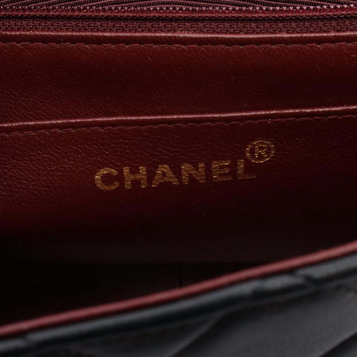 Chanel Shoulder Bag Quilted Diana Flap Black Lambskin — view 4