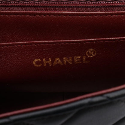 Chanel Shoulder Bag Quilted Diana Flap Black Lambskin — view 4
