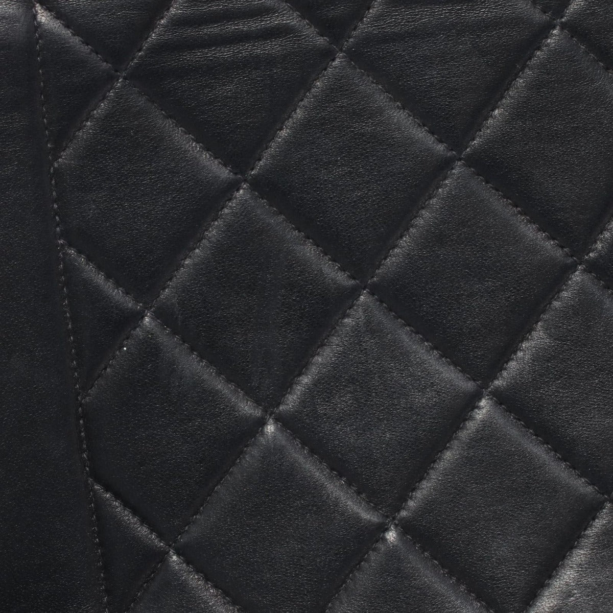Chanel Shoulder Bag Quilted Diana Flap Black Lambskin — view 9