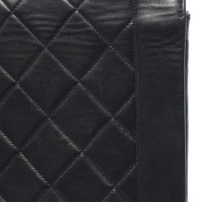 Chanel Shoulder Bag Quilted Diana Flap Black Lambskin — view 10