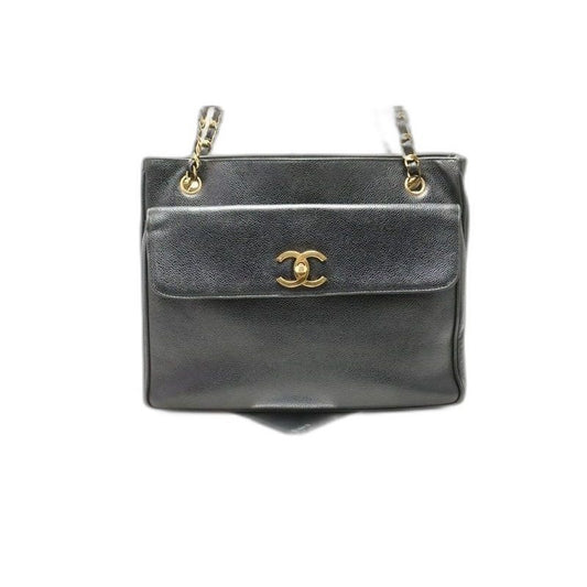 Chanel Caviar Leather Chain Shoulder Bag