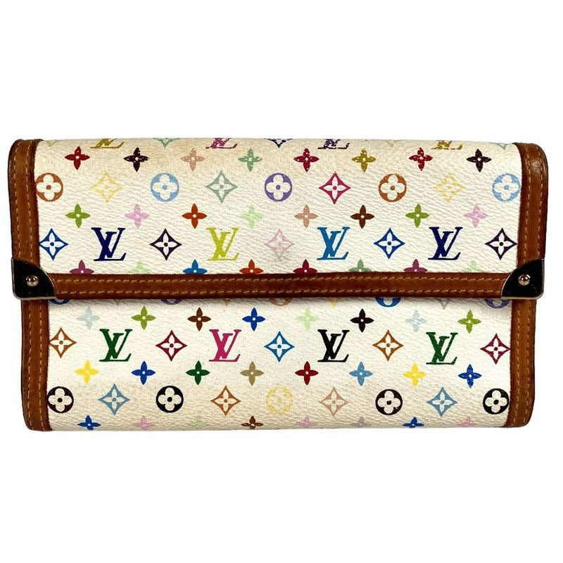 Louis Vuitton Long Wallet Porte Tresor International Monogram Multicolor