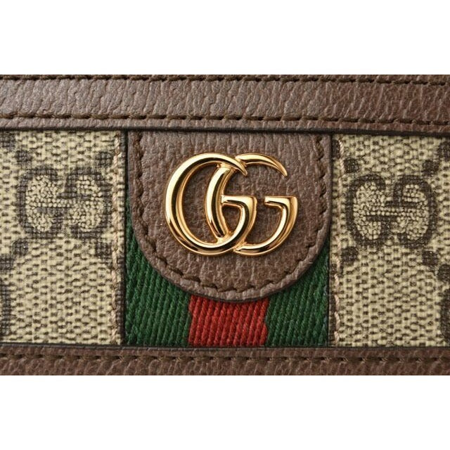 Gucci Card Case Business Holder Beige Brown 96 iwg — view 4