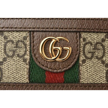 Gucci Card Case Business Holder Beige Brown 96 iwg — view 4