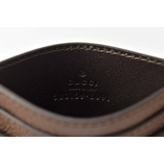 Gucci Card Case Business Holder Beige Brown 96 iwg — view 5