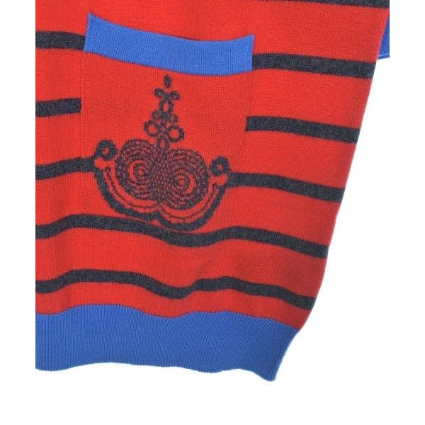 Hermes Knit Sweater Cashmere Red Dark Gray — view 5