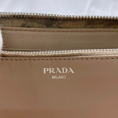 Prada Round Zipper Long Wallet Black 1 M0506