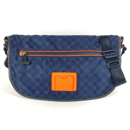 Louis Vuitton Shoulder Bag Challenge Messenger Bag N41240 Leather / Nylon Navy