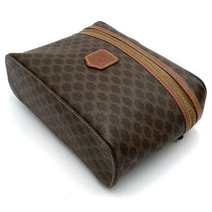 Celine Mc97/2 Macadam Vanity Bag Handbag Pouch PVC Ladies