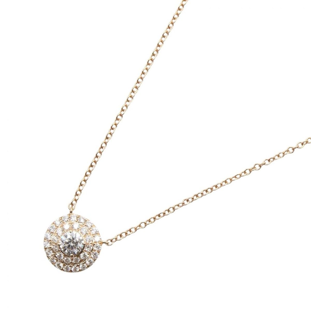 Tiffany & Co Necklace Solesto Diamond 18k Pink Gold