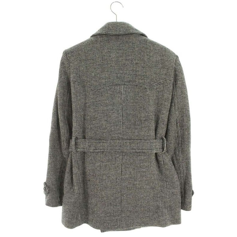 Saint Laurent Paris Y941 F Wool Coat With Belt 48 — view 2