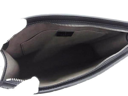 Gucci 475316 Sherry Line GG Pattern Guccissima Leather Clutch Bag Second Bag