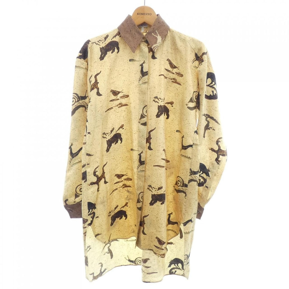 Loewe Shirt Silk Beige