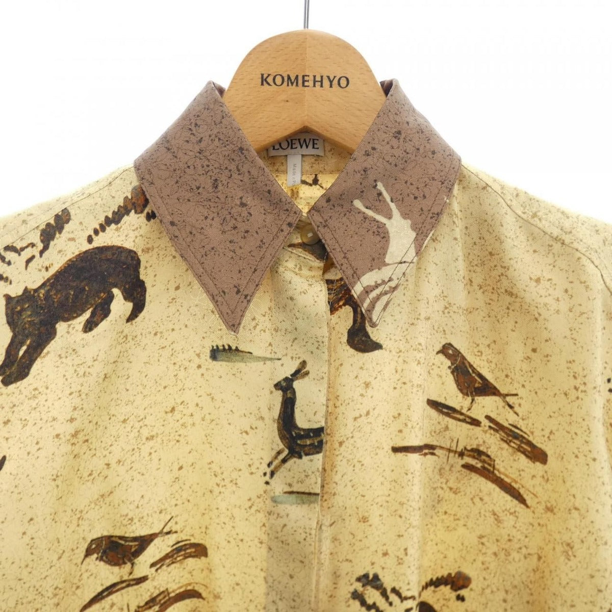 Loewe Shirt Silk Beige — view 5
