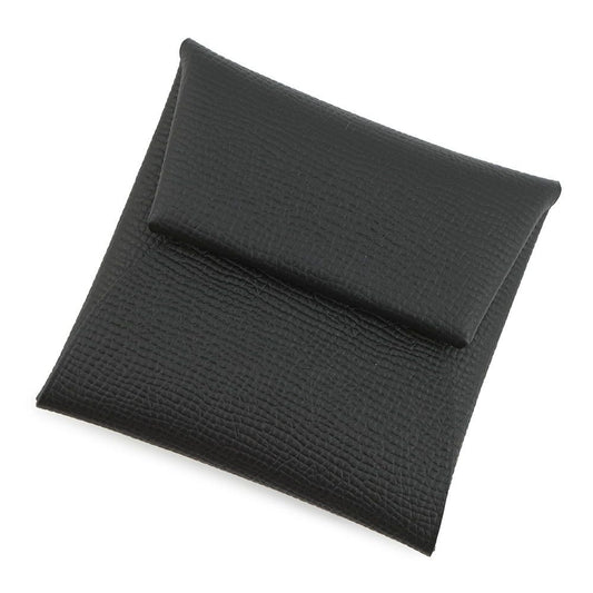 Hermes Coin Case Bastia Black Epsom Wallet