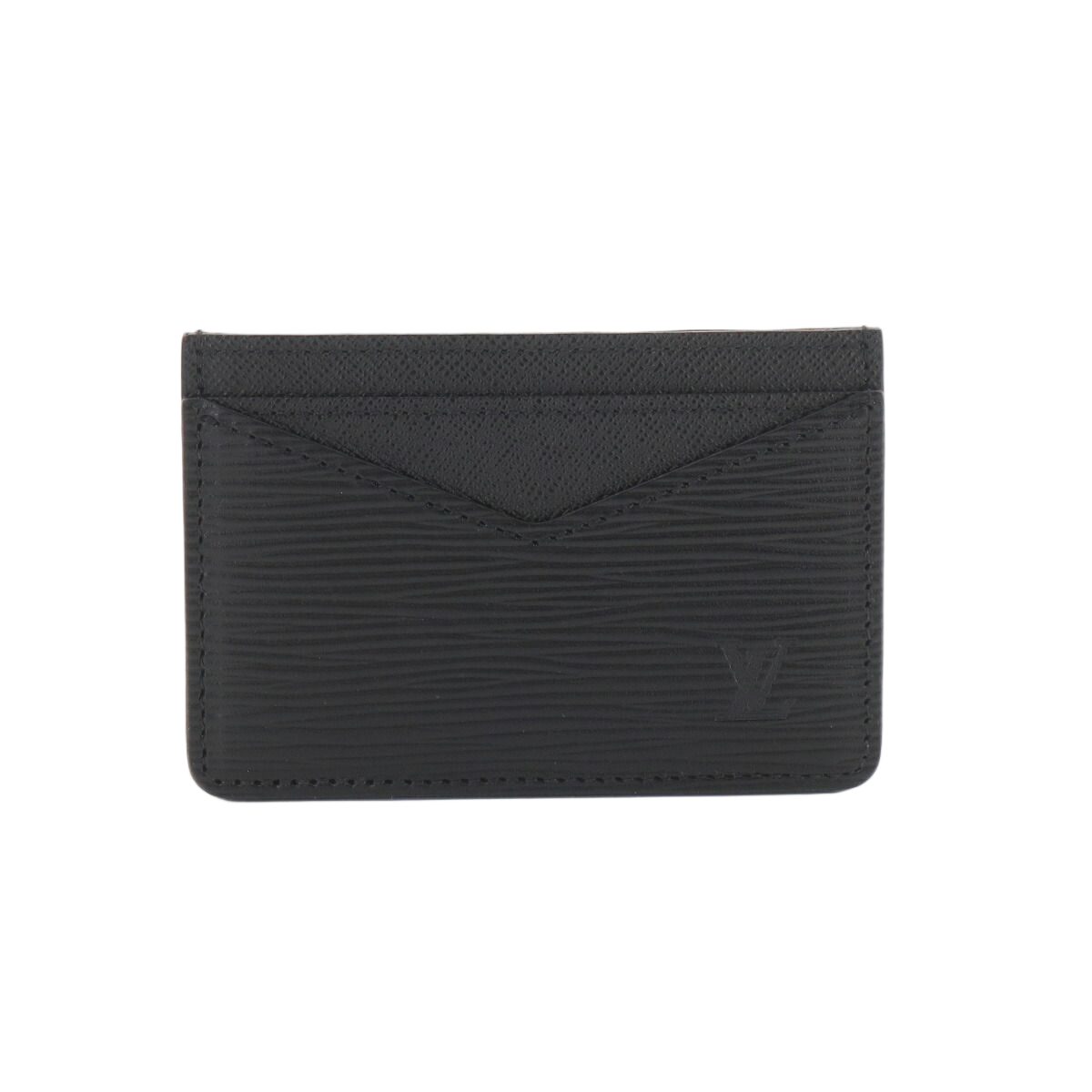 Louis Vuitton Epi Neo Card Holder Case Business Leather Noir Black