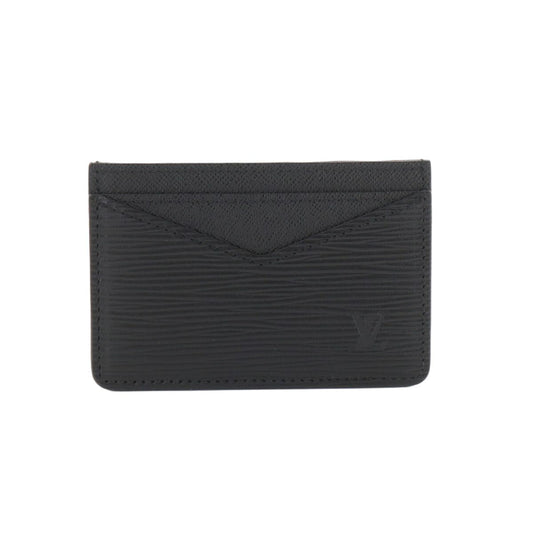 Louis Vuitton Epi Neo Card Holder Case Business Leather Noir Black