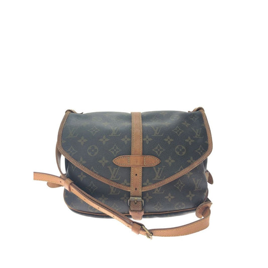 Louis Vuitton Shoulder Bag Monogram Saumur 30 Brown