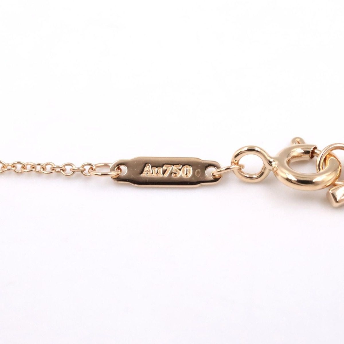 Tiffany & Co Necklace T Smile Mini 40.5 45.5 cm 18k Pink Gold — view 4