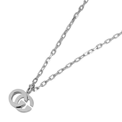 Gucci Necklace Interlocking G White Gold