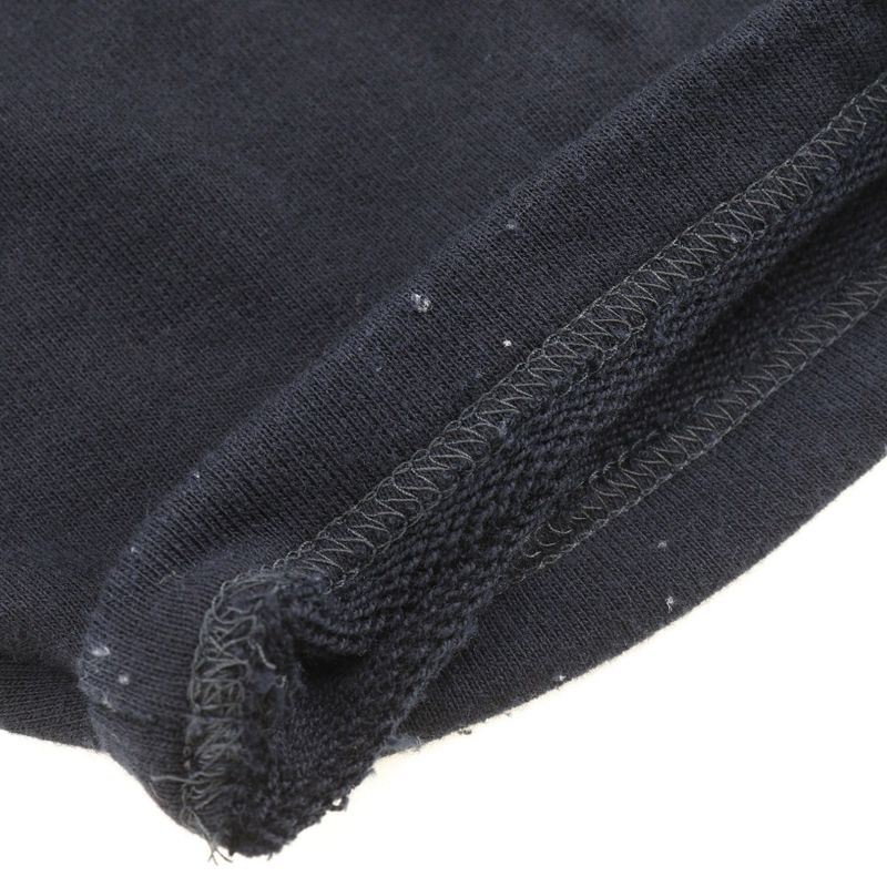 Hermes Short Sleeve Cotton Black Men's Sweatshirt