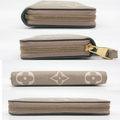 Louis Vuitton Zippy Wallet Empreinte Bi-color Beige With IC Chip Box