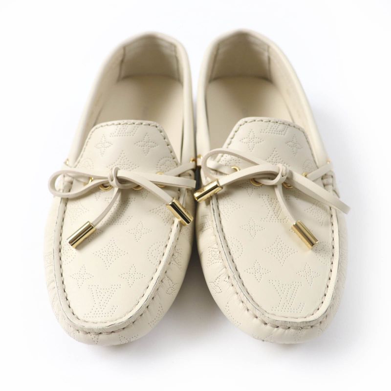 Louis Vuitton 2023 1achau Gloria Line Monogram Perforated Ribbon Design Leather