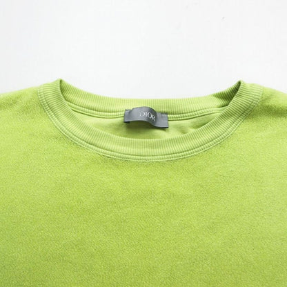 Dior Homme Dior Homme 23ss Brand Logo Pile Short Sleeve T-Shirt Top Yellow Size