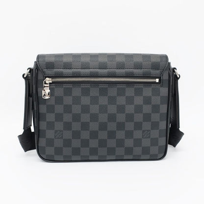Louis Vuitton District PM Damier Graphite N42710 Shoulder Bag Black